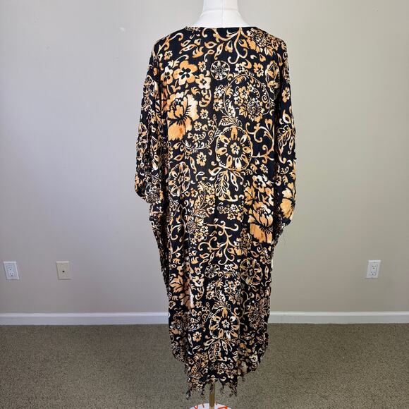 Sante Classics Vintage Ethnic Boho Midi Dress US Women's One Size - Picture 2 of 7